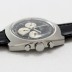Breitling Vintage Chronograph Ref 9757 Steel Black Dial